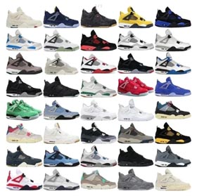 Jordan 4 Retro (40 kolorów)  