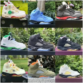 Jordan Air Jordan 5 odporne na poślizg high-top retro buty koszykówkowe-2874