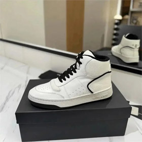 SAINT LAURENT YSL skóra średnio-top korynkowe high-top modne buty tenisowe-2911